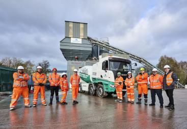 Aggregate Industries welcome second electric truckmixer to fleet