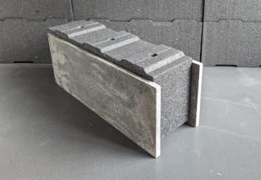A concrete block