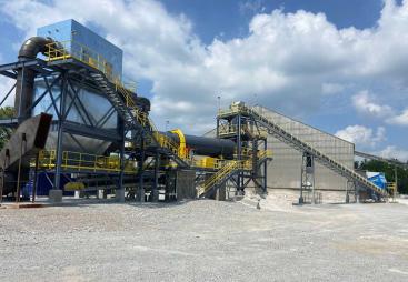 Following last year’s opening of its new state-of-the-art cement plant in Mitchell, Indiana, Heidelberg Materials invested in modifying the Speed facility to produce slag cement from domestically sourced slag granules. Credits: Heidelberg Materials North America 