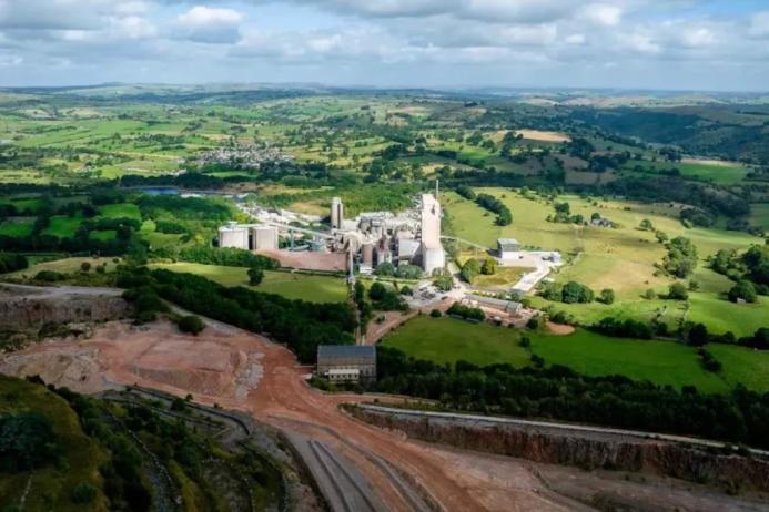 Aggregate Industries' Cauldon cement plant