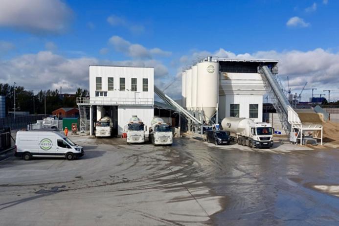 Capital Concrete's new facility in Cricklewood