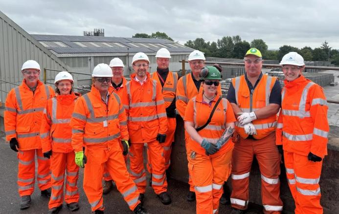 As part of its ongoing net-zero journey, Aggregate Industries has installed solar PVC at its Holland Ward concrete products site near Ashbourne, Derbyshire