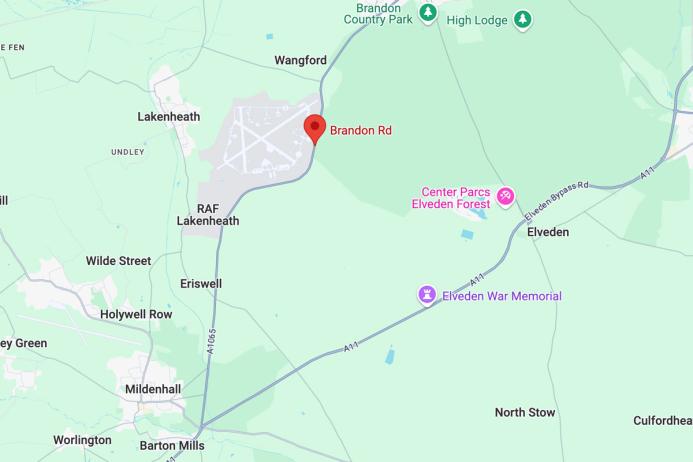 Map of Lakenheath