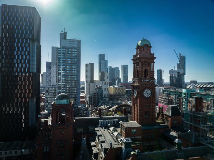 The Manchester skyline