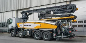 Liebherr 31 XXT concrete pump side view