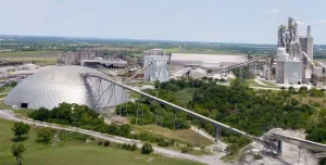 Hunter cement plant in South Texas