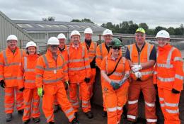 As part of its ongoing net-zero journey, Aggregate Industries has installed solar PVC at its Holland Ward concrete products site near Ashbourne, Derbyshire