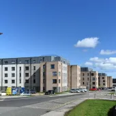 Four low rise blocks of flats