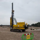 RBL’s driven precast concrete piles installed on the latest Drakelow phase for Taylor Wimpey.